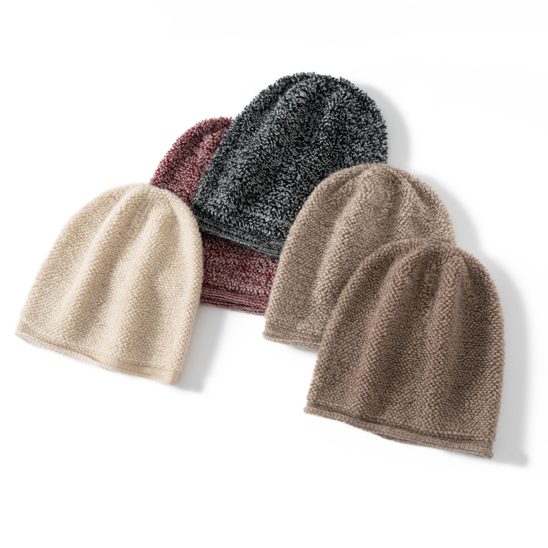 Beanie Cuffed Knit - Nuovo Cappello Invernale in 100% Cashmere