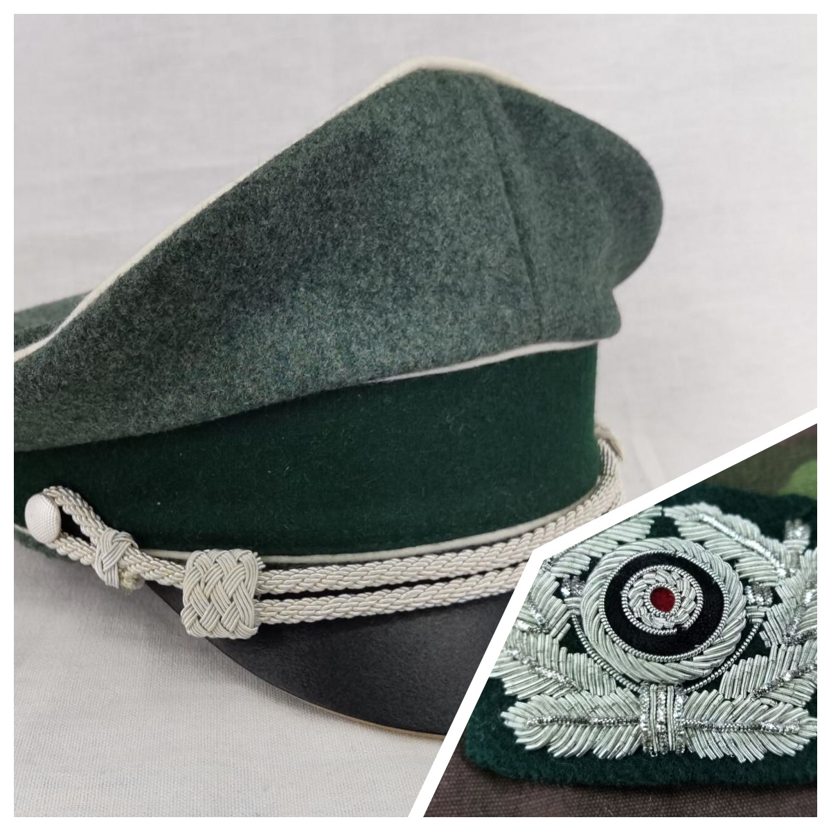 Fedora Hat Wool - EMD.WW2 EMD Cappello da combattimento, Lana,