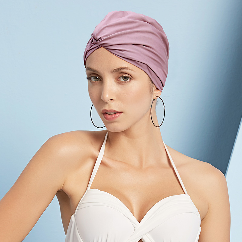 Swim Hat Silicone - Donne signore moda elegante confortevole cuffia