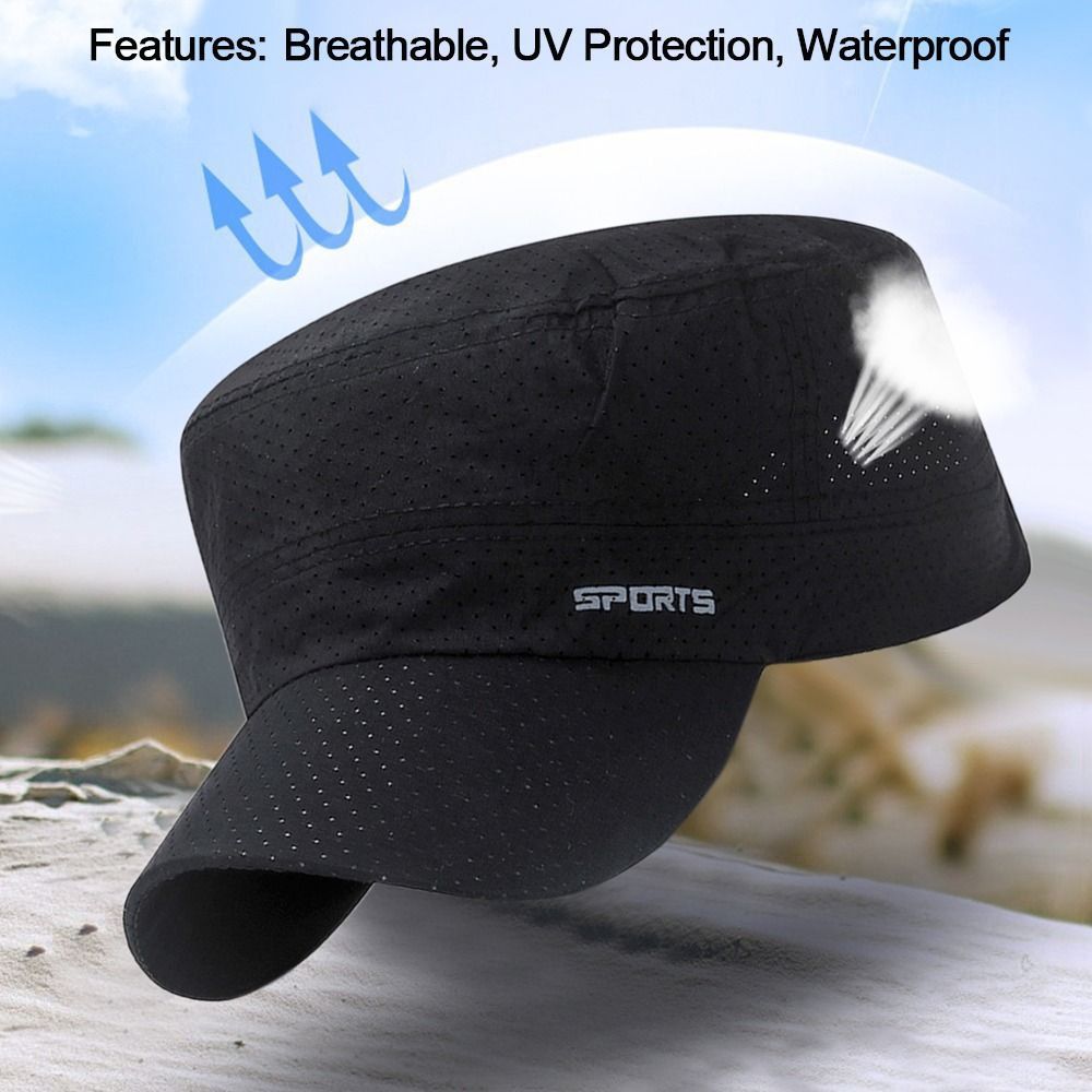 Cappello da Sole Traspirante d - Snapback Hat Flat recensione e prezzo