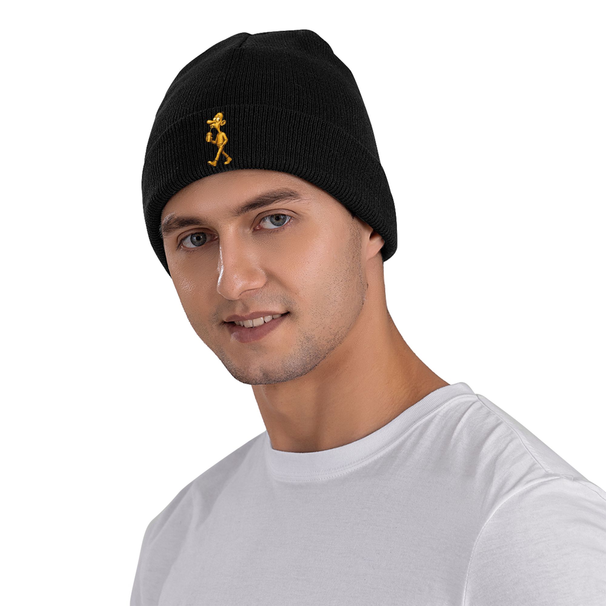 Berretto a Maglia Dorato con M - Beanie Cuffed Knit recensione e prezzo